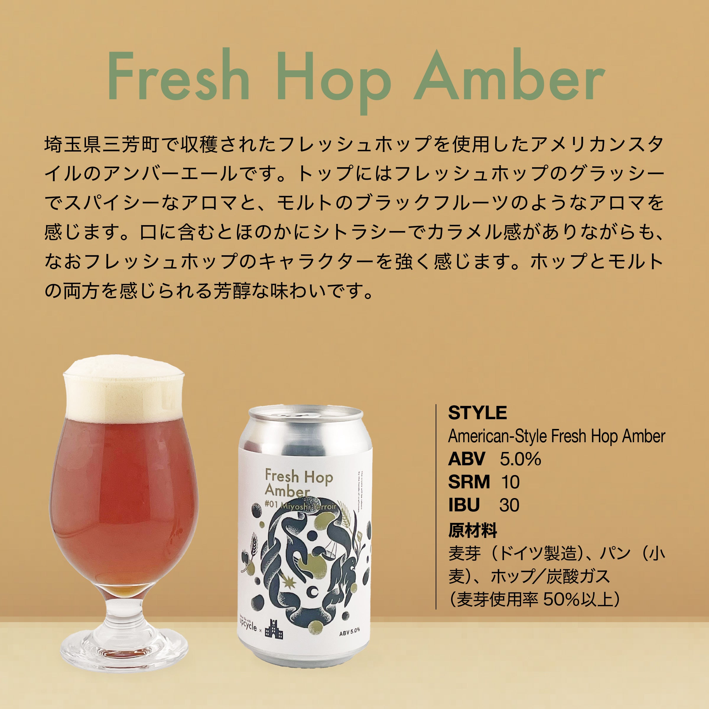 Fresh Hop Amber | Better life with upcycle
